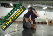 길거리에서 서브미션, 어디까지 해야 할까?